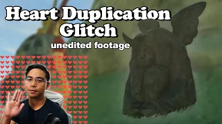 Infinite Heart Duplication Glitch | Raw Unedited Footage | Zelda Breath of The Wild
