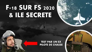 REAL PILOT TRIES FS 2020 F-18 & Thrustmaster secret Island