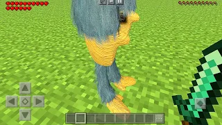 Ultra realistic Huggy Wuggy Addon in Minecraft PE