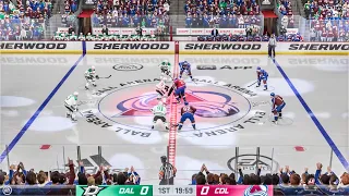 Dallas Stars vs Colorado Avalanche Game 6 Round 2 Playoffs NHL 24 Gameplay