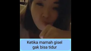 Gisel gak bisa tidur