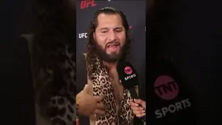 Jorge Masvidal On Gaethje VS Poirier Post Fight BMF Belt ( Gaethje your one baddd mf )