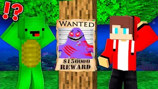 JJ and Mikey WANTED GRIMACE SHAKE exe in Minecraft Challenge - Maizen