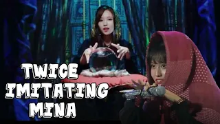 All Twice Members Imitating Mina