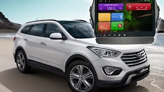 Hyundai Santa FE High Tech, sport. Установка магнитолы, полочки и видеокамеры