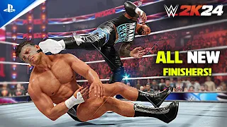 WWE 2K24: All New Finishers & Moves!