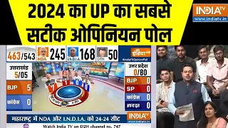 INDIA TV-CNX OPINION POLL- 2024 का UP का सबसे सटीक ओपिनियन पोल | CM Yogi | Akhilesh Yadav | Congress