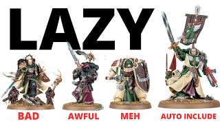 Is this the WORST Codex Launch of 10th Edition? New Dark Angels Points Do NOT Look Good...