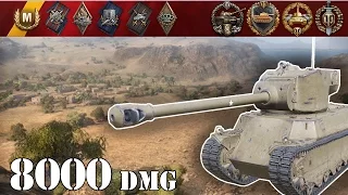 World of Tanks / M6A2E1 .. 8000 Dmg