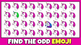 Find the ODD One Out | Find The Odd Emoji Out #110 | Emoji Quiz | Easy, Medium, Hard