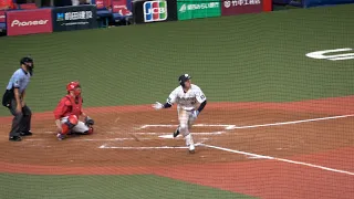 茶野君、プロ初のダイヤモンド一周