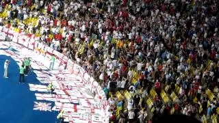 (England - Sweden) Fans at the Kiev Stadium - HD Live Footage