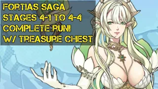 Fortias Saga: 4-1 to 4-4 Complete Run (with Treasure Chest)