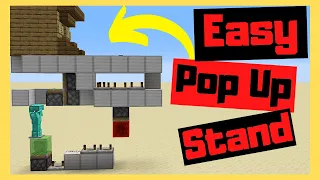 How To Build Pop-Up Armor stand Minecraft [TUTORIAL]