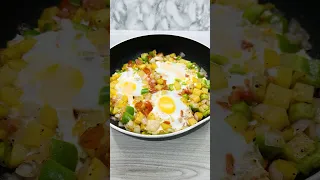 Potato egg skillet | you will want this everyday 🍳 #shorts