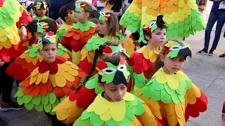 Enchente no centro da Vila para assistir ao Desfile de Carnaval | Altominho TV