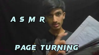 (ASMR) Page Turning With Licking Finger!