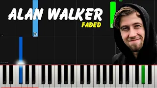 Alan Walker - Faded | Aulas para Iniciantes de Teclado - PianoNizar