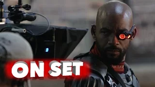 Suicide Squad: Behind the Scenes Movie Broll of Will Smith "Deadshot" | ScreenSlam