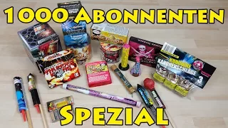 1000 Abo Special | Feuerwerk-Mischung an Silvester | Danke an 1000 Abonnenten! | Go4Pyro