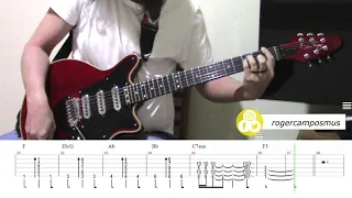 We Are The Champions Queen Cover GUITAR TABS Video