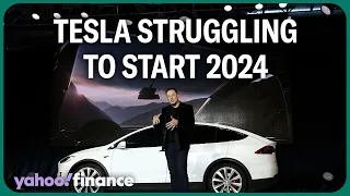 Tesla struggling to start 2024