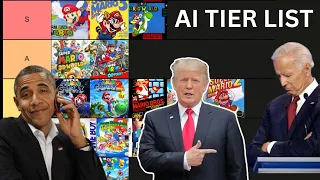 Trump, Biden & Obama make a Mario tier list [AI PRESIDENTS]