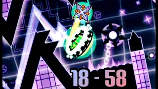 [Mobile] Plasma Pulse Finale 18-58% (Extreme demon) | Progress #2 | Geometry Dash