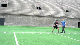 Lateral Shuffle to Crossover Sprint