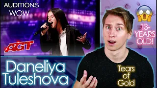 Daneliya Tuleshova - Tears of Gold | First Singer Reaction!