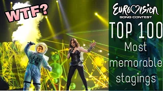 Eurovision : Most Memorable Stagings of the Last Decade ( 2010 - 2019 ) ( TOP 100 ) #ESC