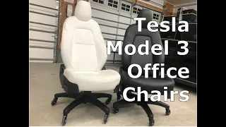 How To Turn Tesla Model 3 Seats into Office Chairs!