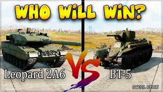 BT-5 VS LEOPARD 2A6 - WHO WILL WIN? (War Thunder)