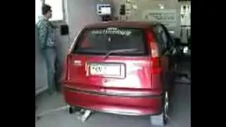 FIAT PUNTO GT GREECE!MOST POWERFULL 1.4 CC 8V ON DYNO TX TUNING VOLOS!!!300+HP