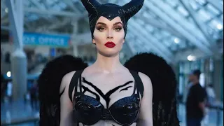 MALEFICENT 2 MAKEUP TUTORIAL & LA COMIC CON 2019 & AFTER PARTY (READY PARTY ONE)