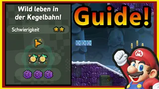 100% Guide! "Wild leben in der Kegelbahn!" Alle 10er Blumenmünzen/Wundersamen - Mario Bros Wonder