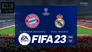FIFA 23 - Bayern vs Real Madrid | UEFA Champions League Semi-Final - 2 | 4K PC Gameplay