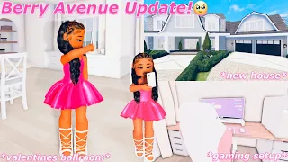 NEW BERRY AVENUE UPDATE!valentines ballroom,new house,roleplay servers|Roblox Berry Avenue Roleplay