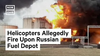 Russia Blames Ukrainian Forces for Fire at Fuel Depot #Shorts