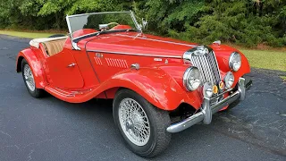 1955 MG TF 1500 walk around and review #mgcars