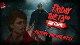 Friday the 13th: The Game Funny Moments ~ Funny Faces, Glitches, Flying Jason!