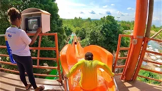 Kamikaze Waterslide at Thermas Water Park