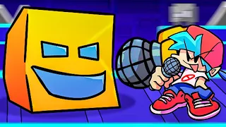 КВАДРАТНЫЙ БОСС Geometry Dash vs Friday Night Funkin Мод Vs Geometry Dash от Фани Геймс ТВ