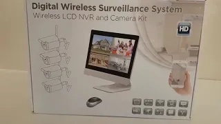 Видеонаблюдения беспроводной wifi с монитором 10" дюймов на 4 камеры PC1806-4 комплект