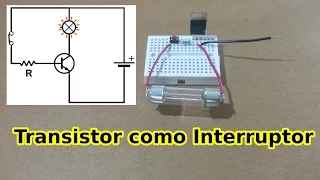 Cómo usar un Transistor como Interruptor