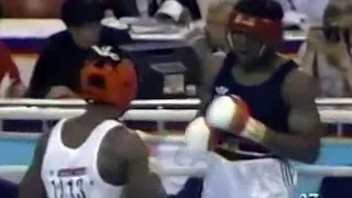 Бокс Леннокс Льюис-Риддик Боу  Олимпиада 1988 + 91 кг Финал