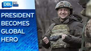 Leading the Resistance, Ukraine Comedian-Turned-President Volodymyr Zelensky Becomes Global War Hero