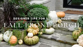 Fall Front Porch Decor Ideas | Cozy Fall Porch Refresh | Autumn Outdoor Spaces