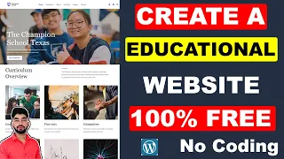 How to create Educational Website with Wordpress in 2023