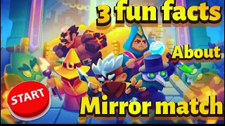 Rush Royale - 3 FUN FACTS ABOUT MIRROR MATCH! WHY YOU NEED TO PLAY IT! *Smart Players*